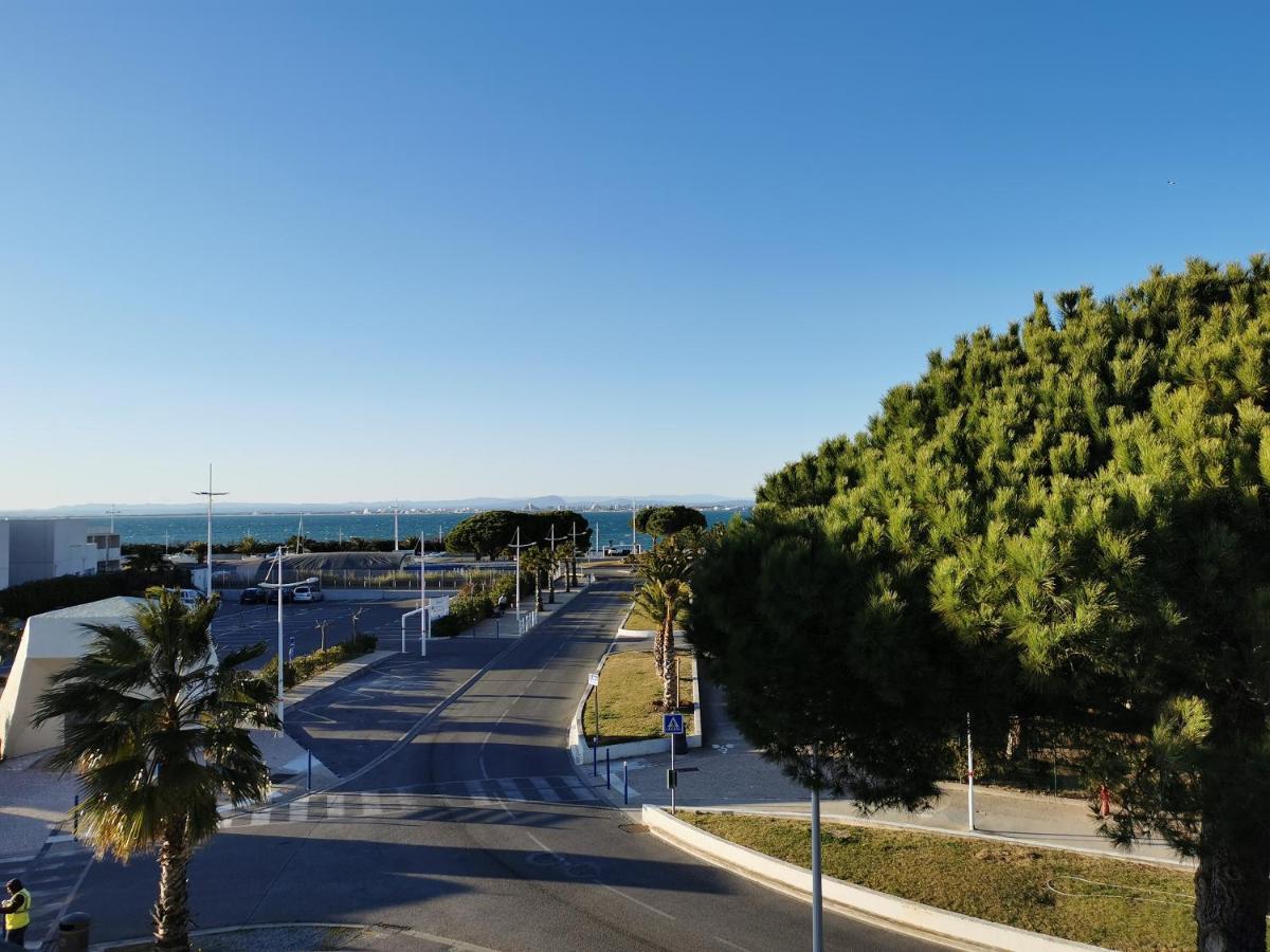 As21549 - Studio Lumineux Vue Mer Avec Piscine Et Parking Commun Le Grau-du-Roi Luaran gambar